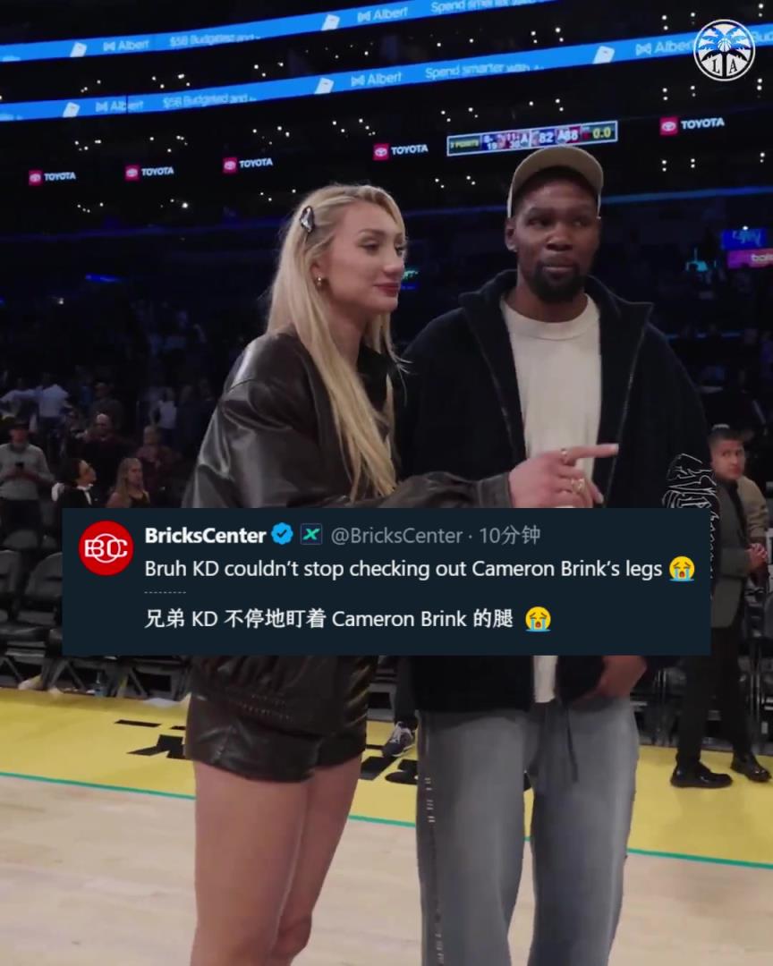 關心后者傷勢？美媒調侃：KD不停地在瞄布林克的腿